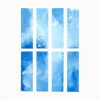 Painted watercolor background vector in blue | Free stock vector - 473301