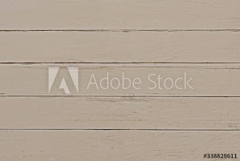 Painted wooden wall