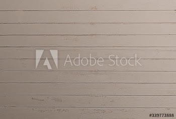 Painted wooden wall