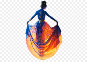 Painting, Art, Artist, Blue, Orange PNG