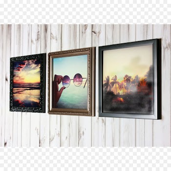 Painting Art Picture Frames - hanging polaroid 