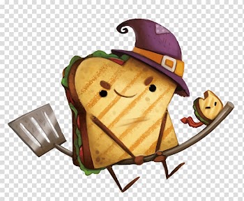 Painting Artist Cryptozoology, Sandwich Little Witch transparent background PNG clipart