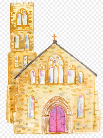 Painting Clip art - Retro Castle 