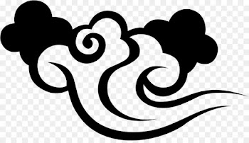 Painting, Cloud, Download, Line, Blackandwhite PNG