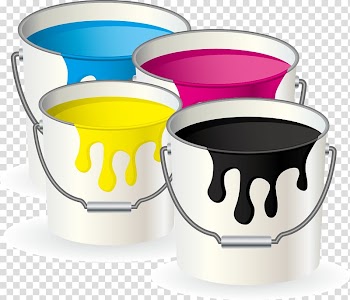 Painting CMYK color model, Color drums transparent background PNG clipart