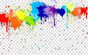 Painting Desktop Rainbow , Rainbow Splat transparent background PNG clipart
