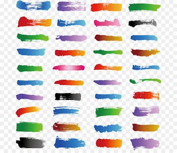 Painting Euclidean vector Paintbrush - Color watercolor brush material effect 