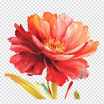 Painting Flower Floral design Art Decoupage, watercolor flower transparent background PNG clipart