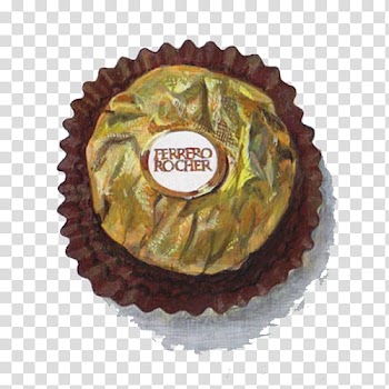 Painting Food Art Graphic design Illustration, Chocolate golfers painting material transparent background PNG clipart