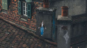 Painting of Man in Stone