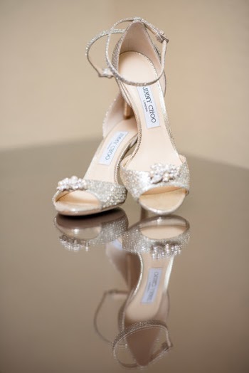 Pair of Beige Jimmy Choo Sandals