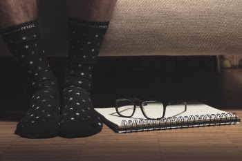 Pair of Black High Socks