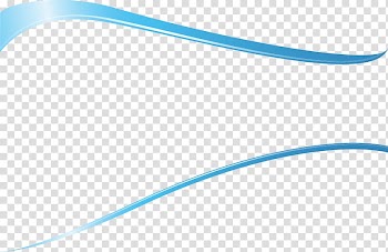 Pair of blue lines 3D illustration, Curve Line Shading transparent background PNG clipart