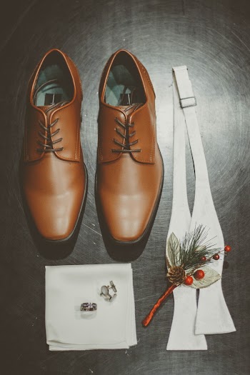 Pair Of Brown Leather Dress Shoes