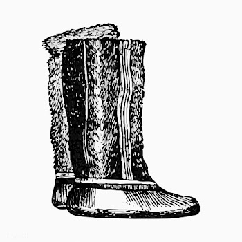 Pair of Eskimo boots | Free stock vector - 573057