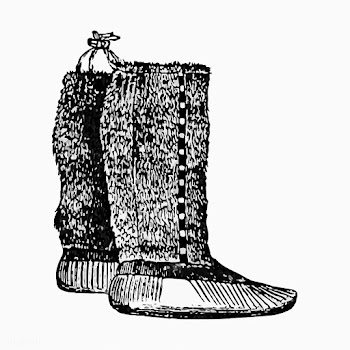Pair of Eskimo boots | Free stock vector - 573387