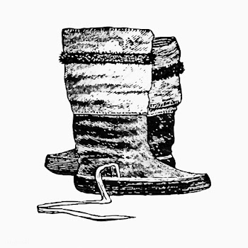 Pair of Eskimo boots | Free stock vector - 573483
