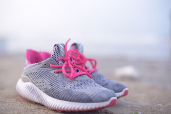 Pair of Grey Sneakers