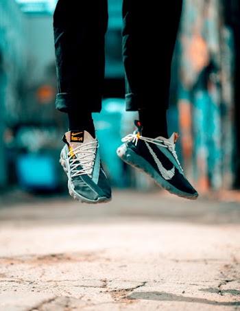 Pair Of Nike Sneakers