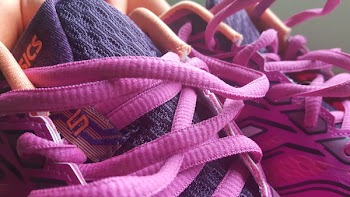 Pair of Purple Sneakers