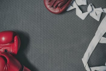 Pair Of Red Boxing Gloves