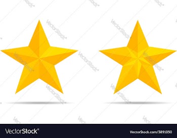  					Pair of stars vector image														