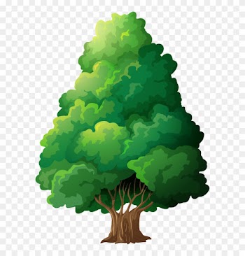 Paisagens - Tree With A Face Clipart