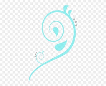 Paisley Curves Purple Clip Art - Paisley Border Clip Art