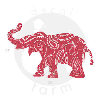 Paisley Elephant — decal farm