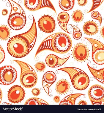 Paisley seamless pattern vector image