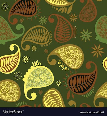 Paisley seamless pattern vector image