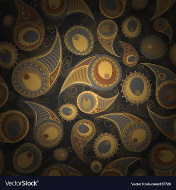 Paisley seamless pattern vector image