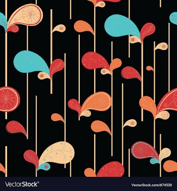 Paisley seamless pattern vector image