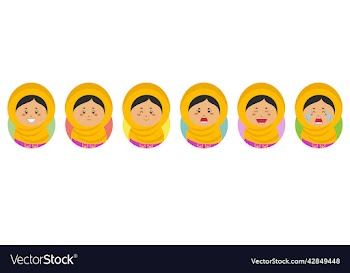 pakistan avatar with various expression