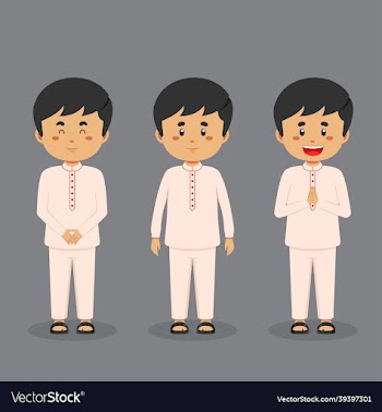 pakistan character with various expression