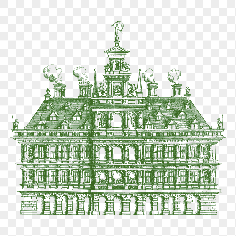Palace building png sticker, transparent | Free PNG - rawpixel