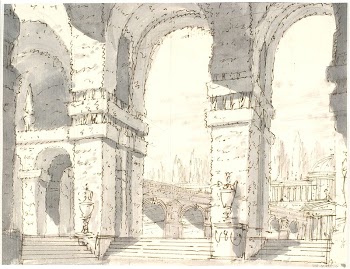 Palace grounds with arcades by Aron | Free Photo - rawpixel