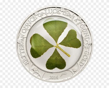 Palau 2014 5$ Ounce Of Luck 2014 Four Leaf Clover Proof - Four-leaf Clover