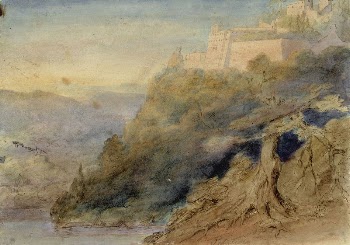 Palazzolo, italian landscape, 1830 - | Free Photo - rawpixel