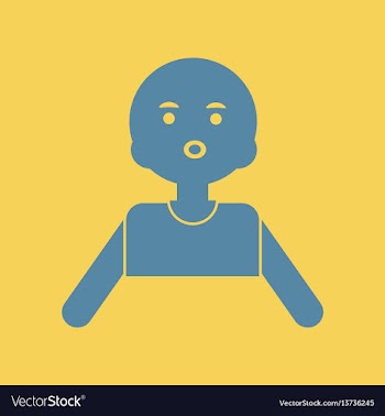 Pale man sick man man with swollen cheeks vector image