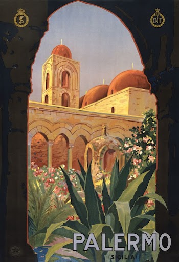 Palermo (Sicilia) (1920) vintage poster | Free Photo Illustration - rawpixel