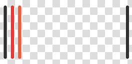 Pallium  for iphone GS, two gray, one red and one orange straight lines transparent background PNG clipart