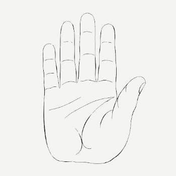 Palm hand drawing, body part | Free PSD - rawpixel
