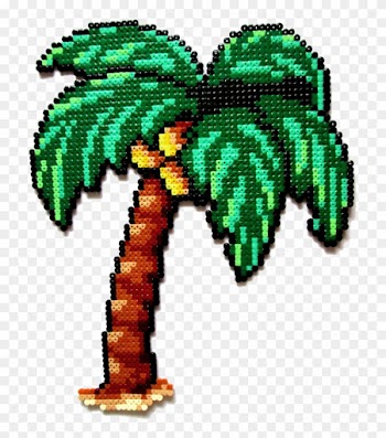 Palm Tree By Aenea-jones On Deviantart - Palm Tree Perler Beads