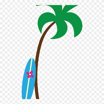 Palm Tree Clip Art - Hawaiian Clipart Palm Tree