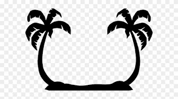 Palm Tree Clip Art Transparent Background - Palm Tree Clip Art