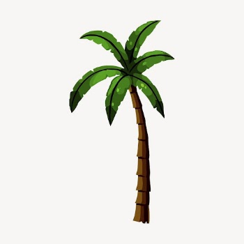 Palm tree clipart, botanical illustration | Free Vector - rawpixel