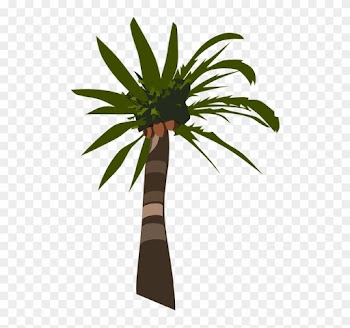 Palm Tree Clipart Pohon - Palm Tree Clip Art