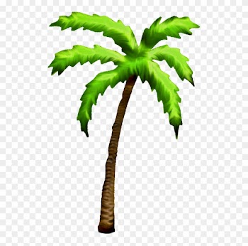 Palm Tree Clipart Tropical Coconut - Palm Tree Clipart Tropical Coconut