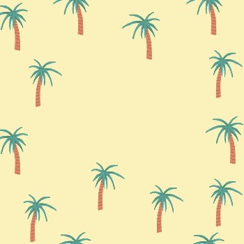 Palm tree frame, summer doodle | Free Vector - rawpixel